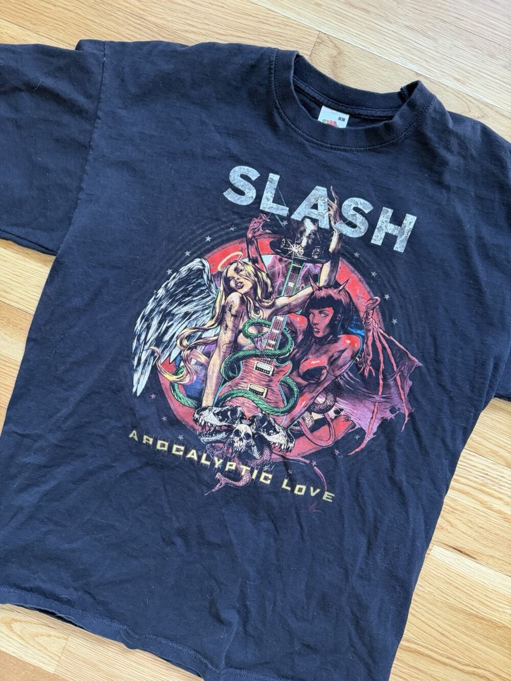 SLASH 2012 'Apocalyptic Love' Tour Shirt, Authentic L Vintage G N’ Roses